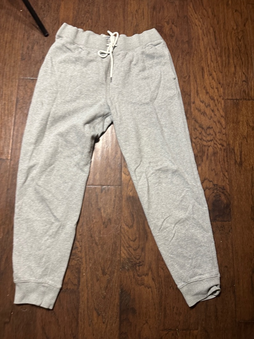 Lands' End Light Gray Drawstring Jogger Pants